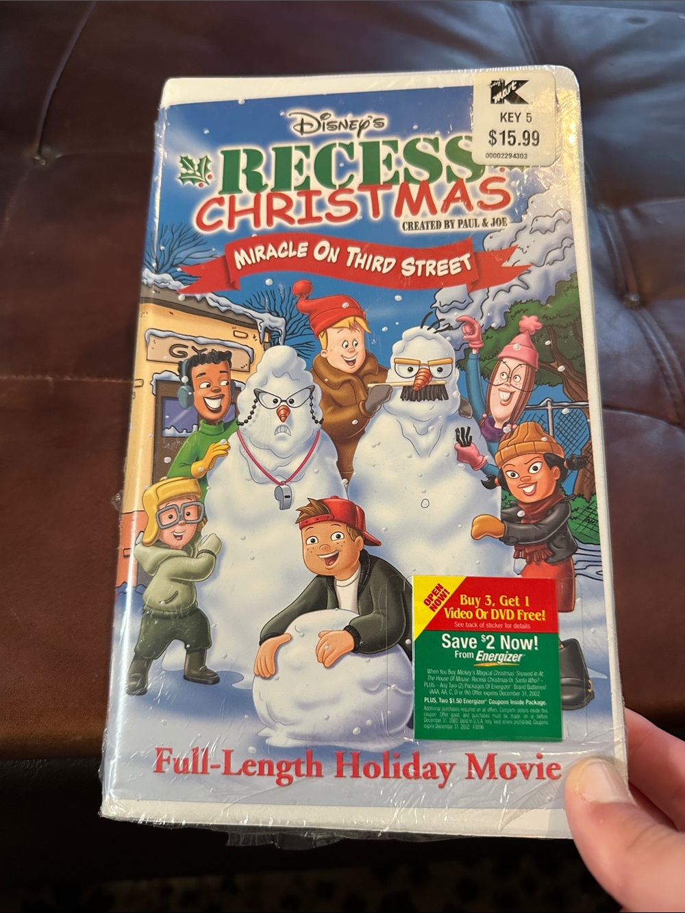 Disney rare Recess Christmas Miracle on Third Street new VHS Sealed